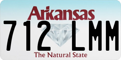 AR license plate 712LMM