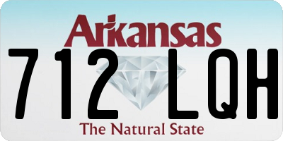 AR license plate 712LQH
