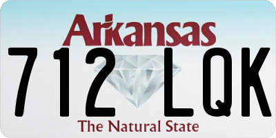 AR license plate 712LQK