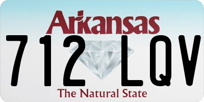 AR license plate 712LQV