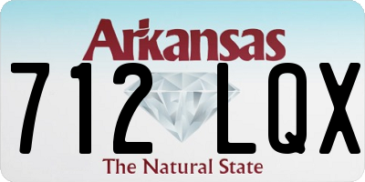 AR license plate 712LQX