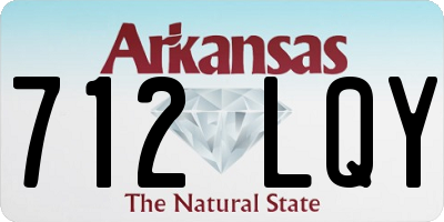 AR license plate 712LQY