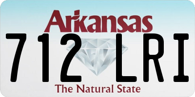 AR license plate 712LRI