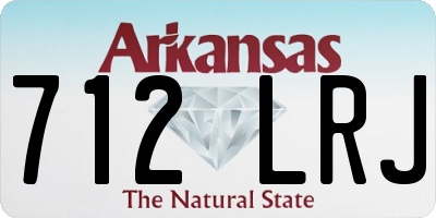 AR license plate 712LRJ