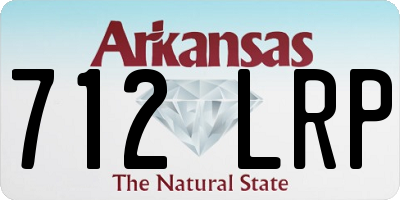 AR license plate 712LRP