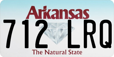 AR license plate 712LRQ