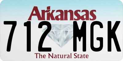 AR license plate 712MGK