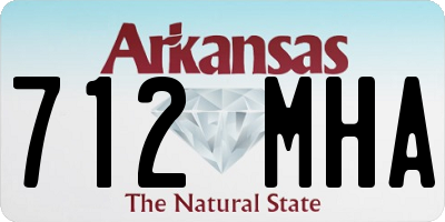 AR license plate 712MHA
