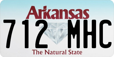 AR license plate 712MHC