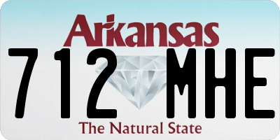 AR license plate 712MHE