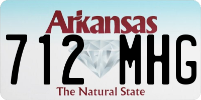 AR license plate 712MHG