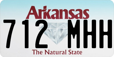 AR license plate 712MHH