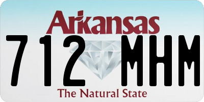 AR license plate 712MHM