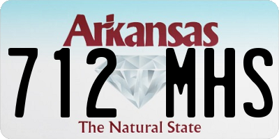 AR license plate 712MHS