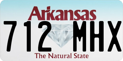 AR license plate 712MHX
