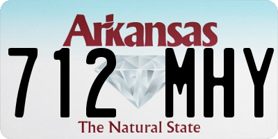 AR license plate 712MHY
