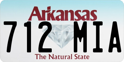 AR license plate 712MIA