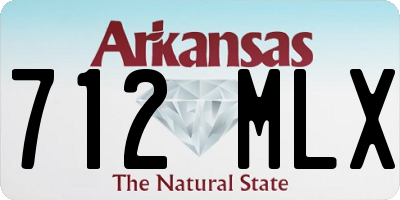 AR license plate 712MLX