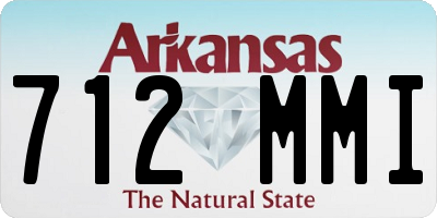 AR license plate 712MMI