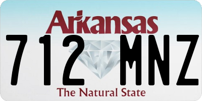 AR license plate 712MNZ