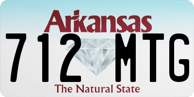 AR license plate 712MTG