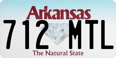 AR license plate 712MTL