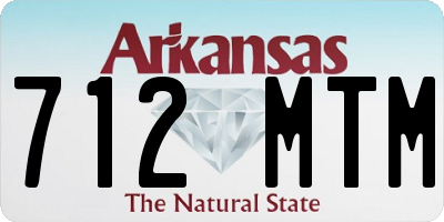 AR license plate 712MTM