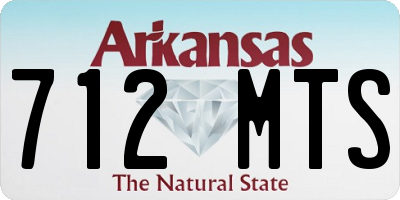 AR license plate 712MTS