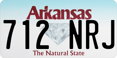 AR license plate 712NRJ