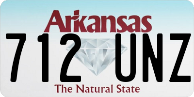 AR license plate 712UNZ