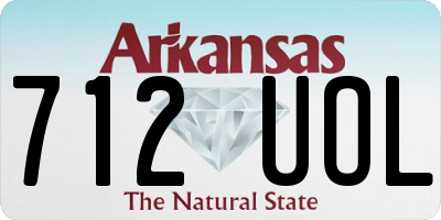 AR license plate 712UOL