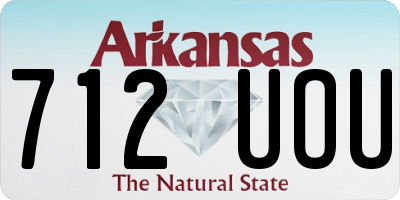 AR license plate 712UOU