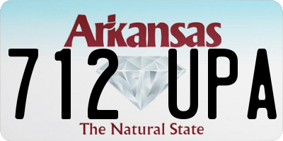 AR license plate 712UPA