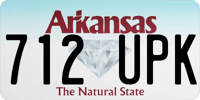 AR license plate 712UPK