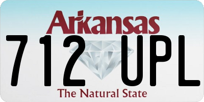 AR license plate 712UPL