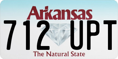 AR license plate 712UPT