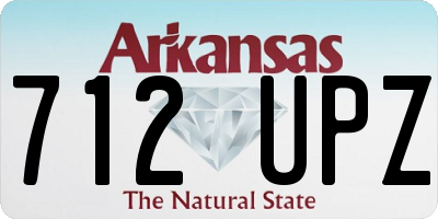 AR license plate 712UPZ