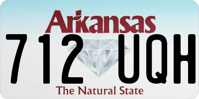 AR license plate 712UQH