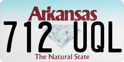 AR license plate 712UQL