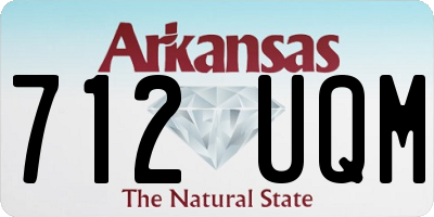 AR license plate 712UQM