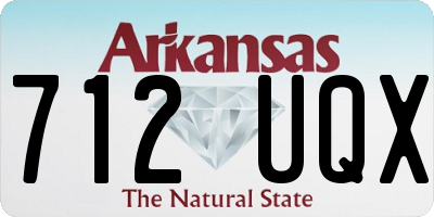 AR license plate 712UQX