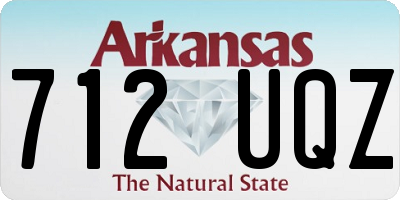 AR license plate 712UQZ