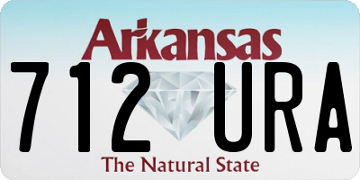 AR license plate 712URA