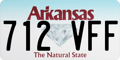 AR license plate 712VFF
