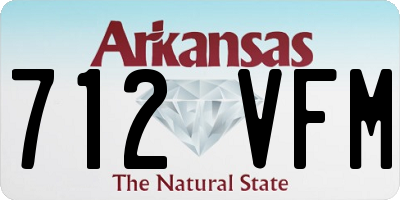 AR license plate 712VFM