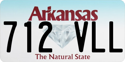 AR license plate 712VLL