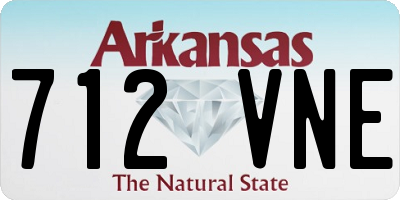 AR license plate 712VNE