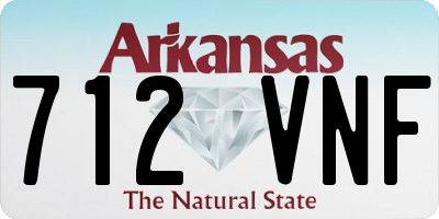 AR license plate 712VNF