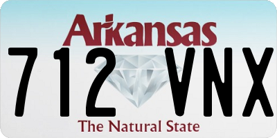 AR license plate 712VNX