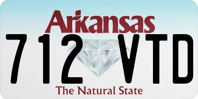 AR license plate 712VTD